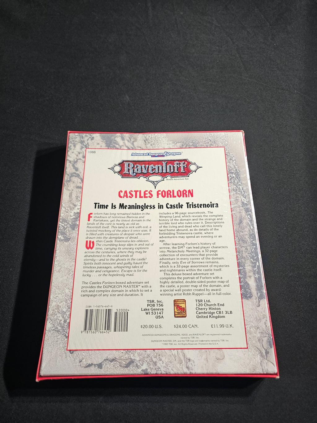 Ravenloft: Castles Forlorn Boxed Adventure Set – SW