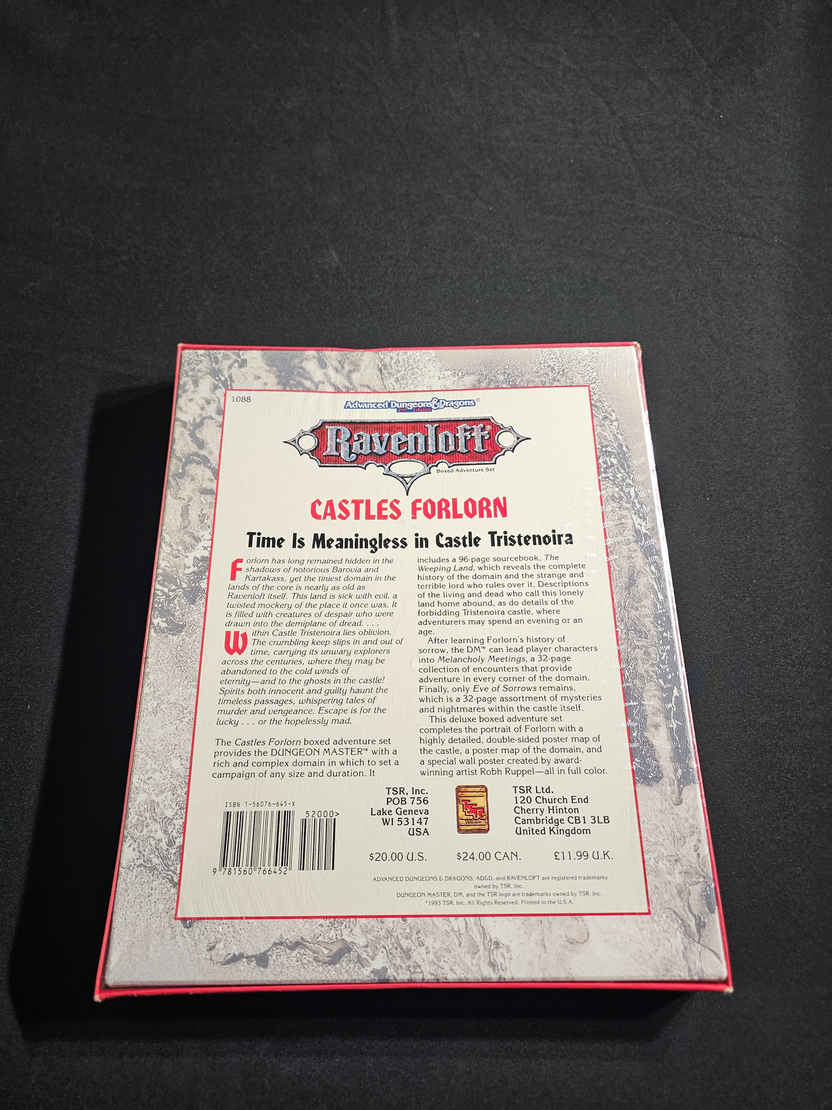 Ravenloft: Castles Forlorn Boxed Adventure Set – SW
