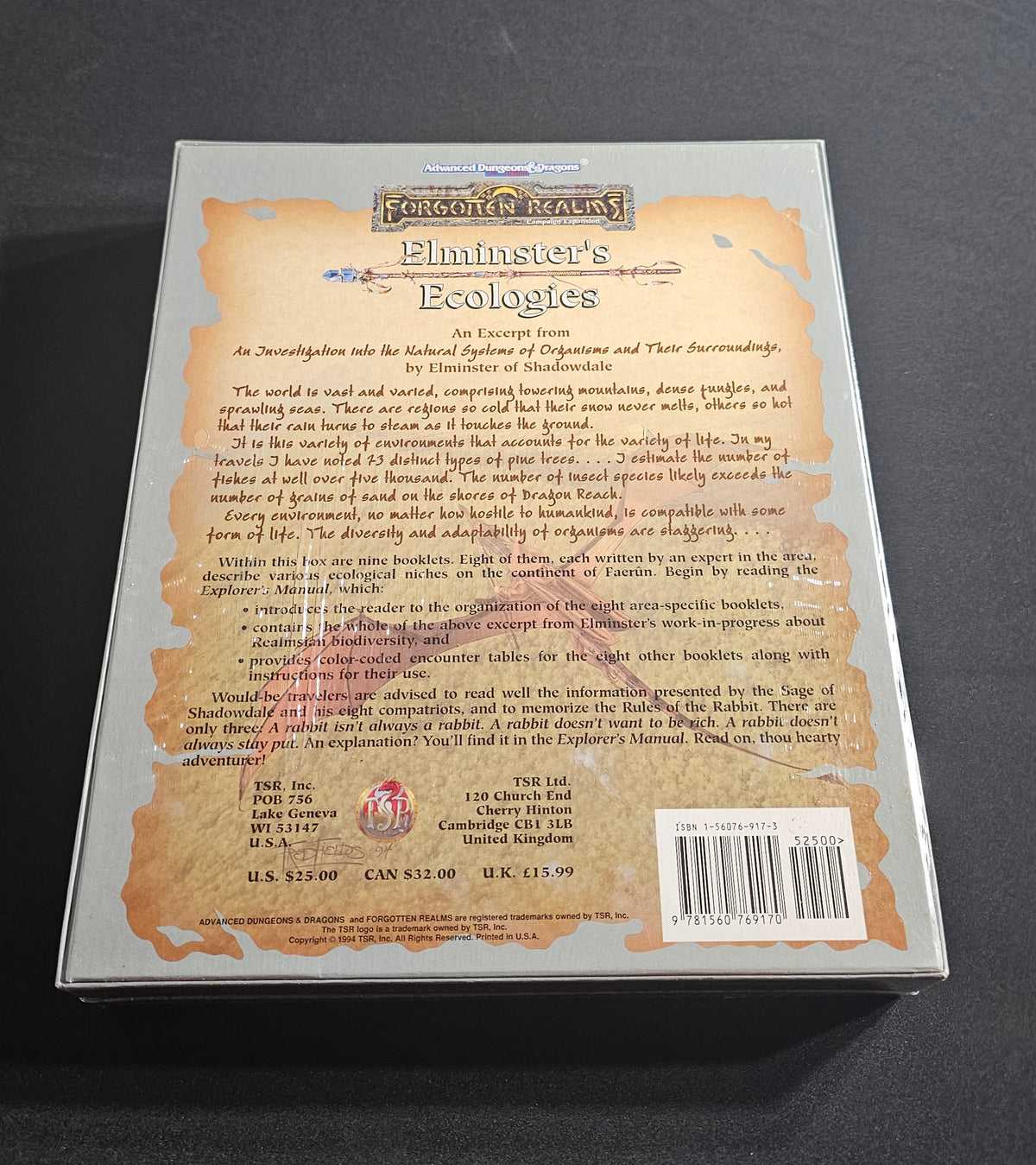 Forgotten Realms: Elminster’s Ecologies – SW