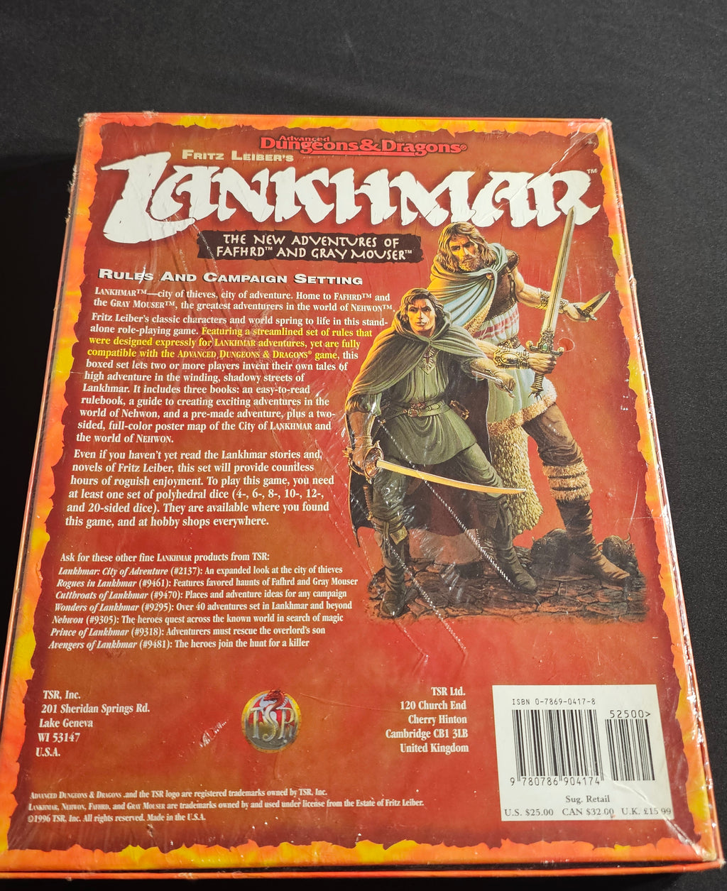 Lankhmar: Rules and Campaign Setting – SW
