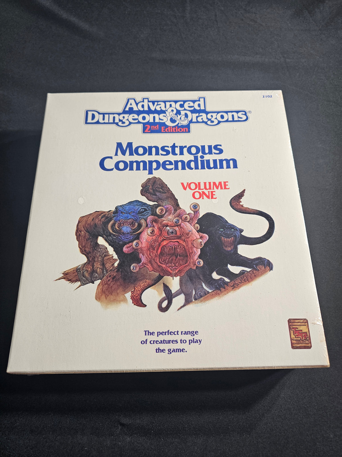 AD&D 2nd Edition Monstrous Compendium Volume One – 2nd Printing – SW
