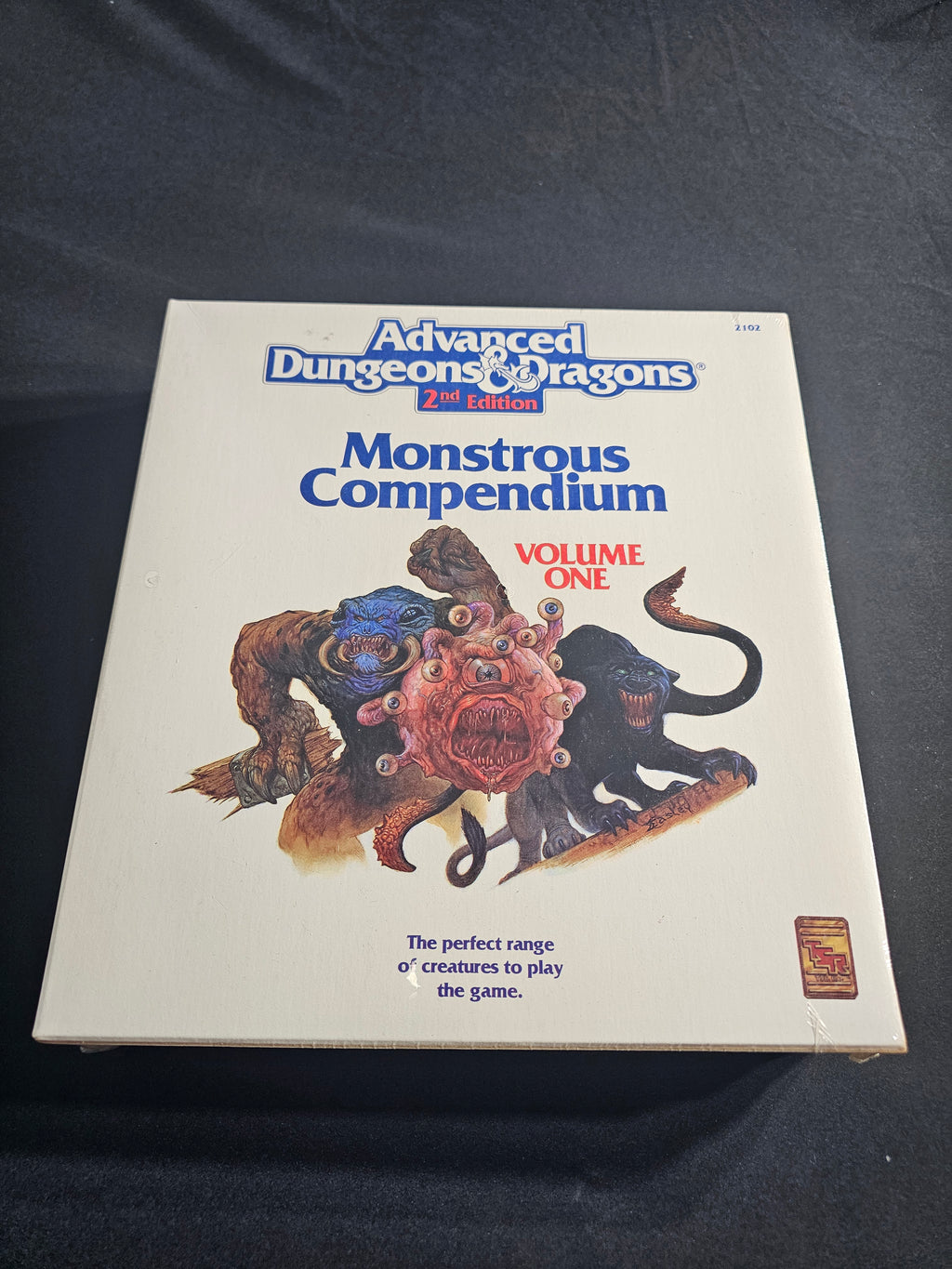AD&D 2nd Edition Monstrous Compendium Volume One – 2nd Printing – SW