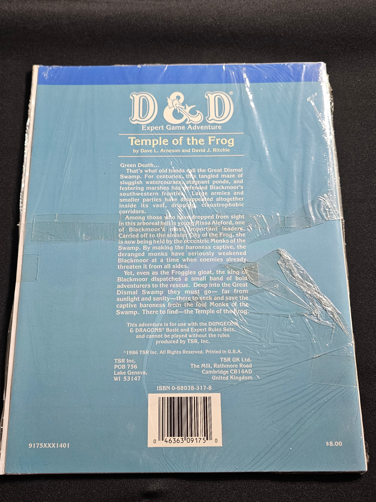 D&D DA2 Temple of the Frog – Blackmoor Expert Game Adventure