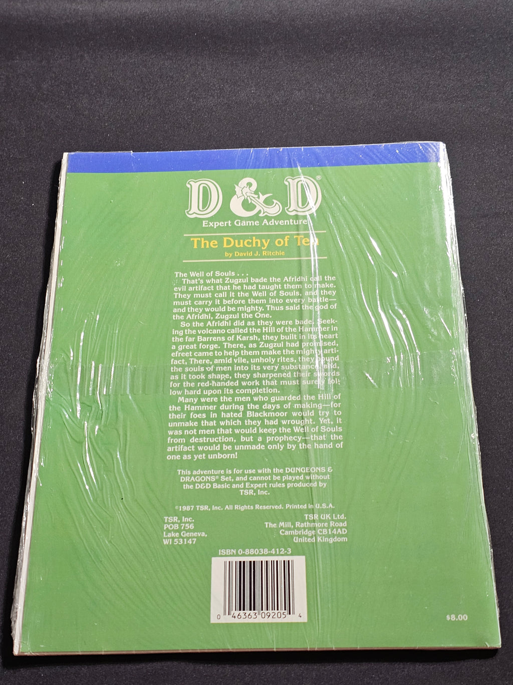 D&D DA4 The Duchy of Ten – Blackmoor – TSR 9205 – SW