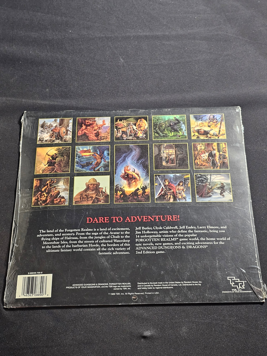 Forgotten Realms 1990 Calendar – Original Sealed TSR SW