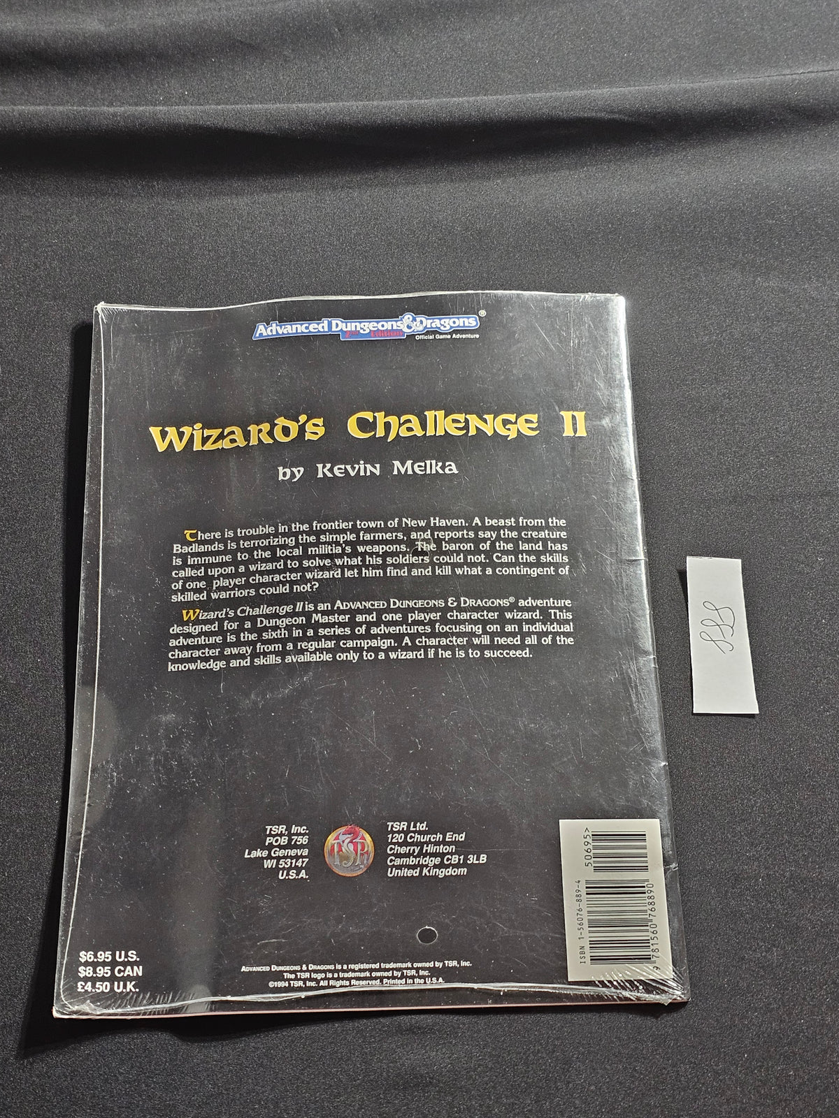 Wizard's Challenge II – AD&D 2nd Edition – TSR 9454 – SW