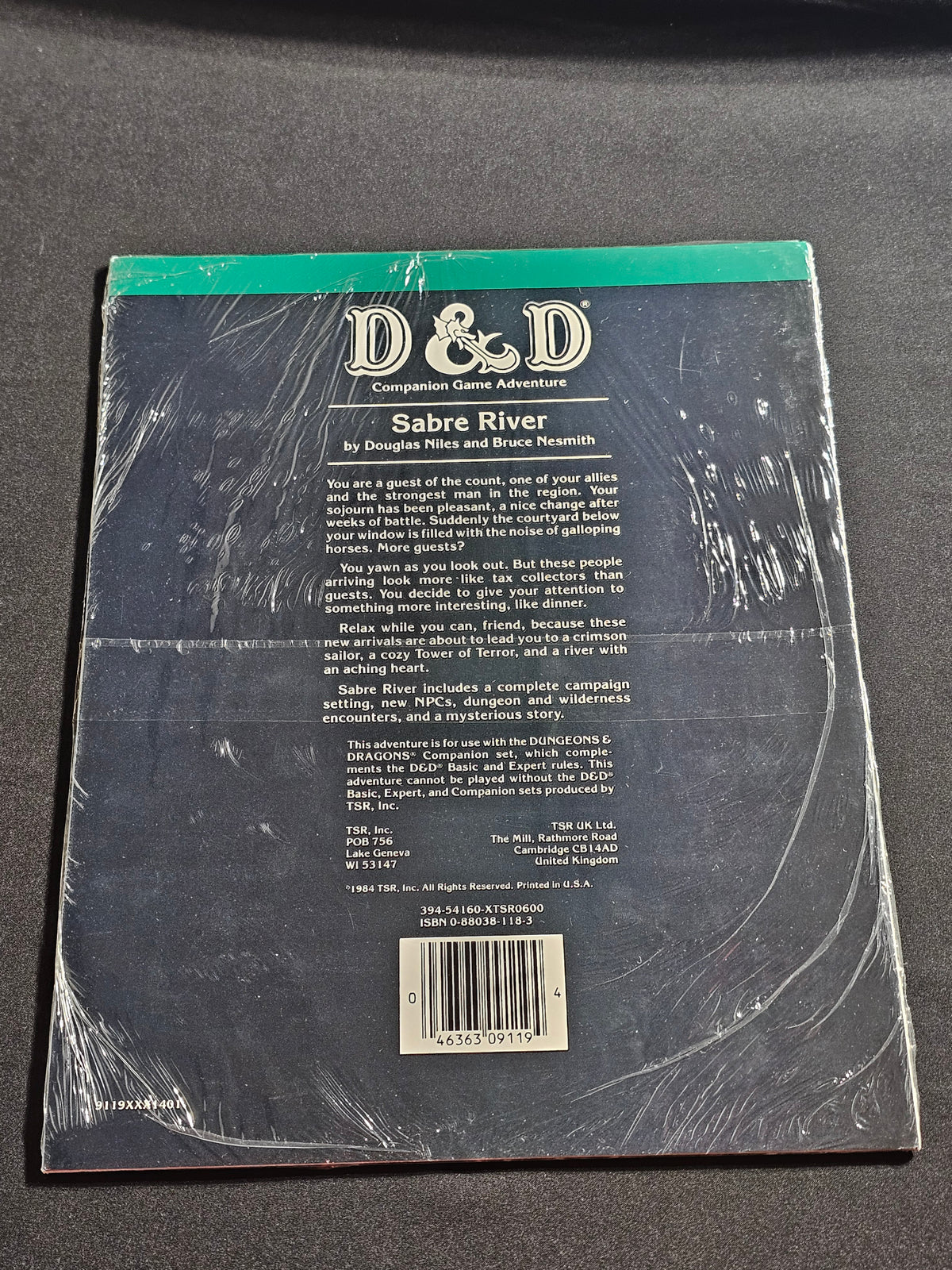 CM3 Sabre River – Dungeons & Dragons Companion Game Adventure – TSR 9119 – SW