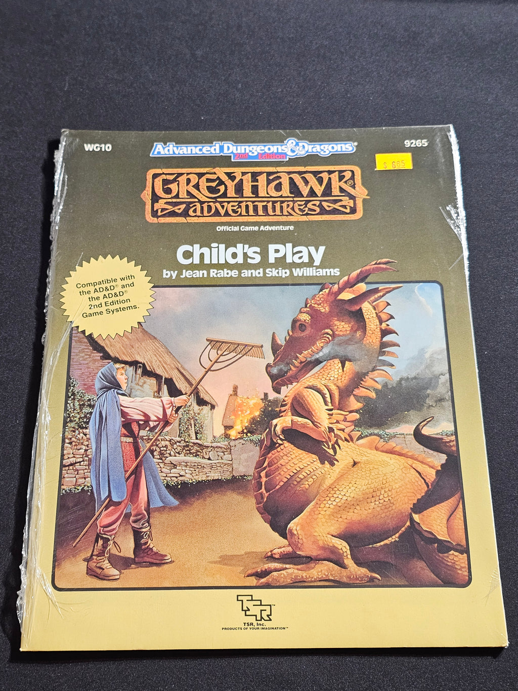 WG10 Child's Play – Greyhawk Adventures – AD&D 2nd Edition – TSR 9265 – SW