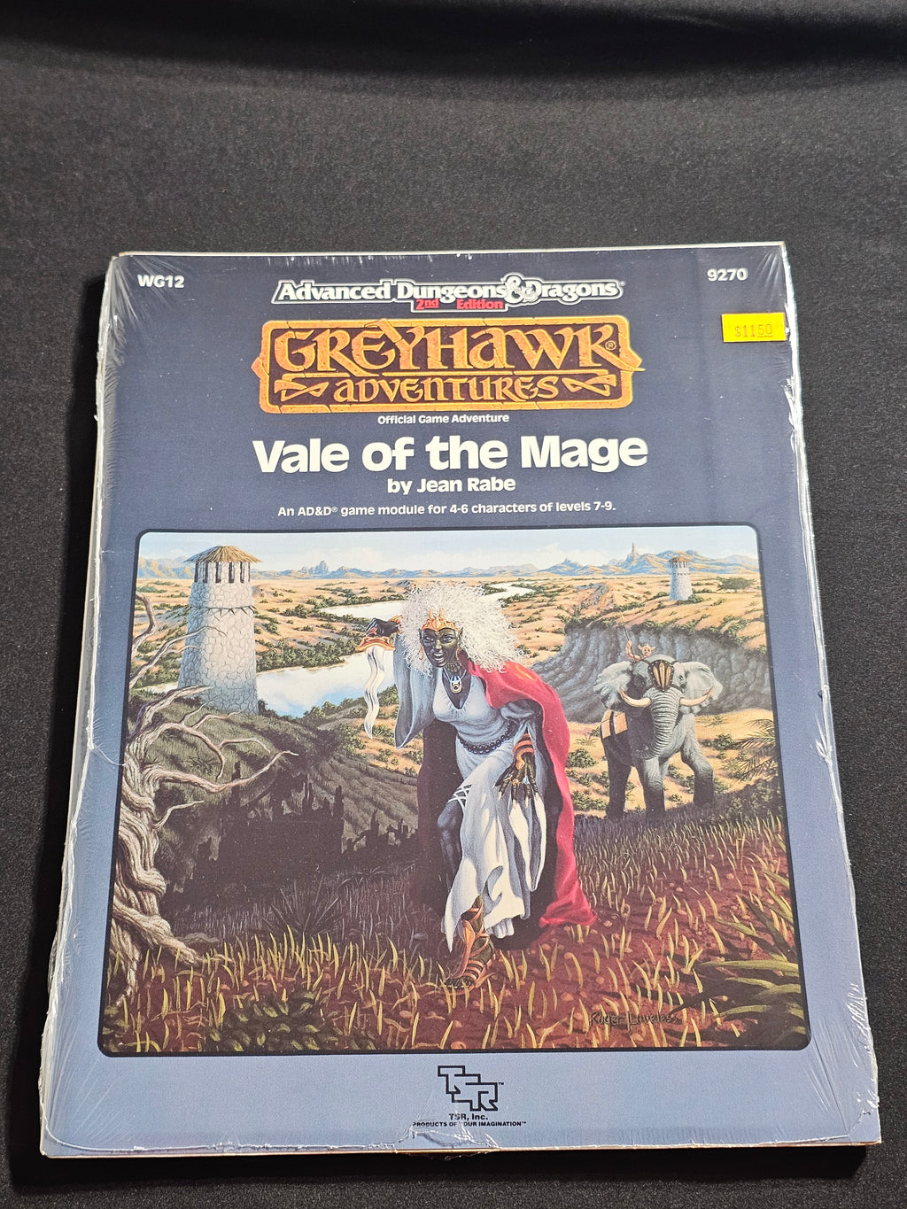 WG12 Vale of the Mage – Greyhawk Adventures – AD&D 2nd Edition – TSR 9270 – SW