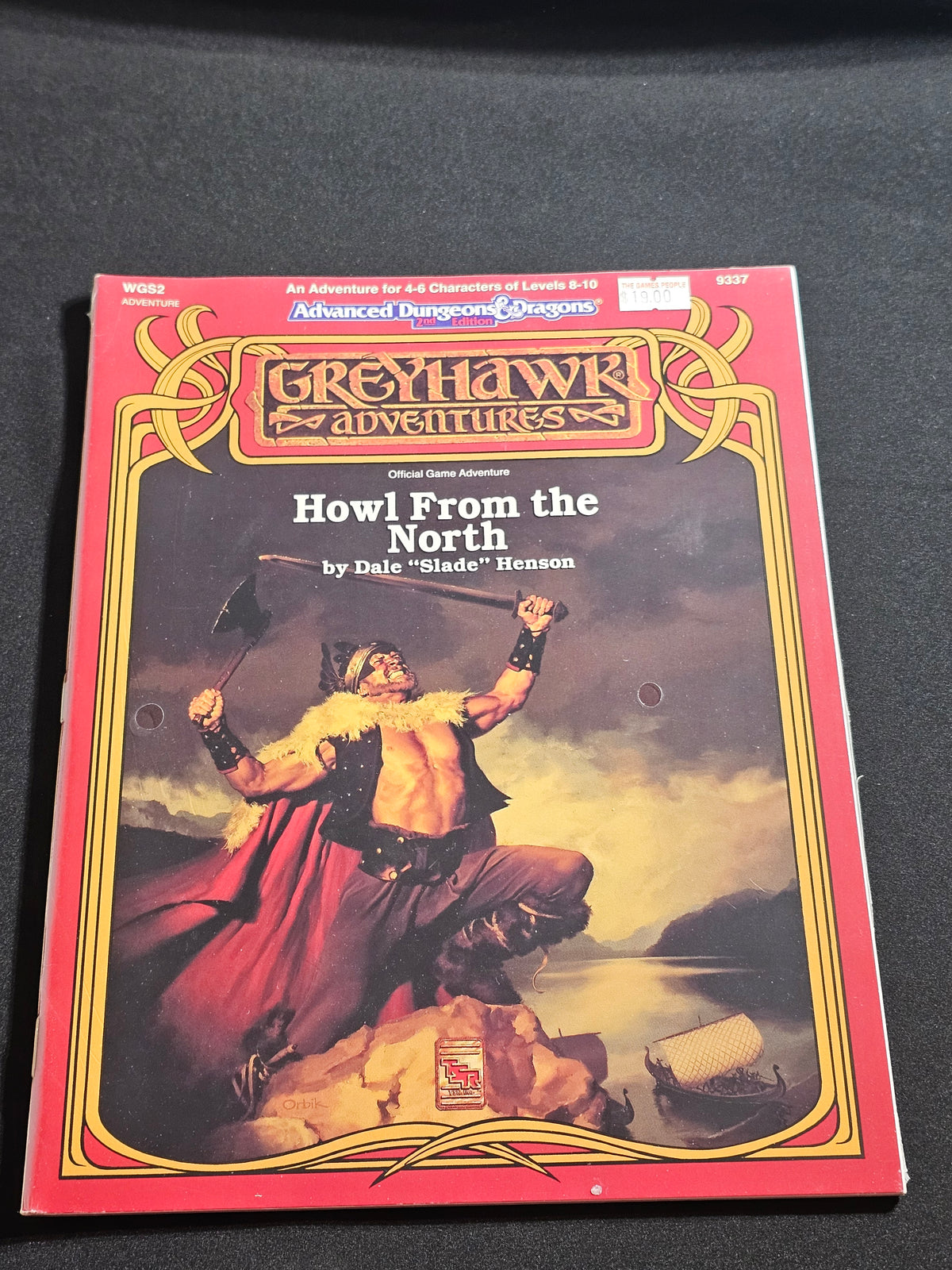 WGS2 Howl From the North – Greyhawk Adventures – AD&D 2nd Edition – TSR 9337 – SW