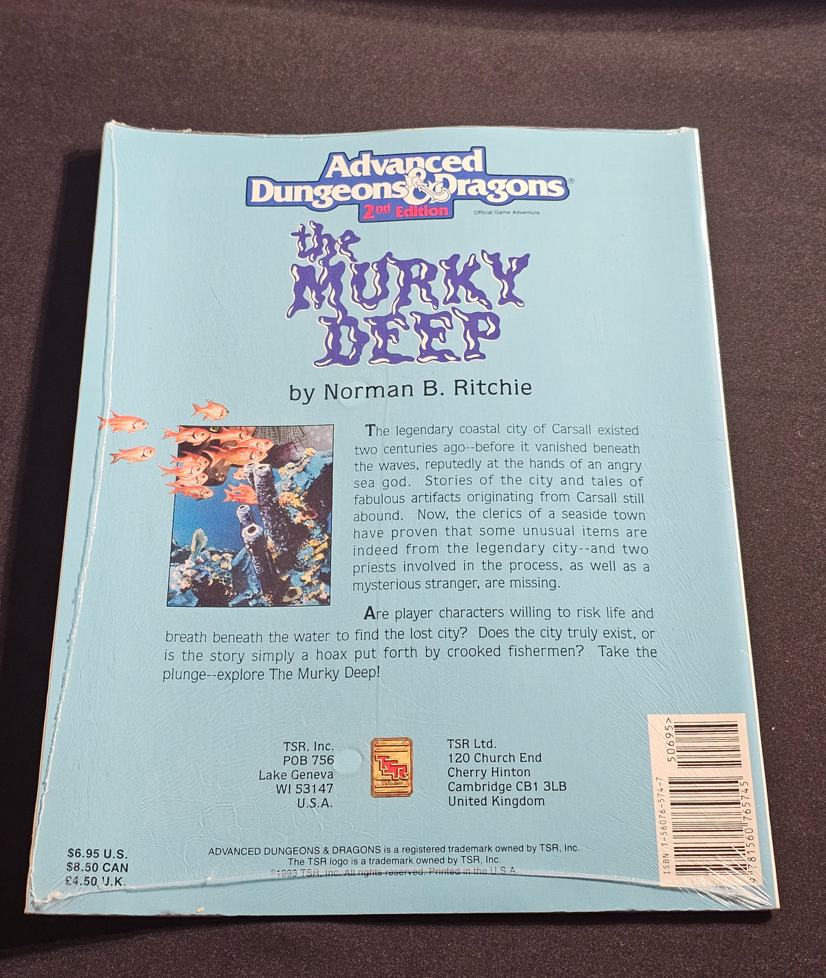 GA1 The Murky Deep – AD&D 2nd Edition – TSR 9422 – SW
