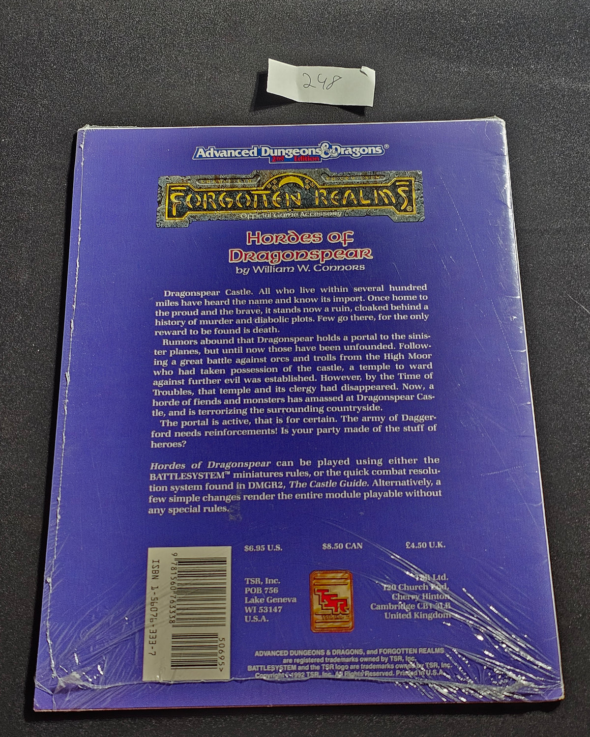 FRQ2 Hordes of Dragonspear – Forgotten Realms – AD&D 2nd Edition – TSR 9369 – SW