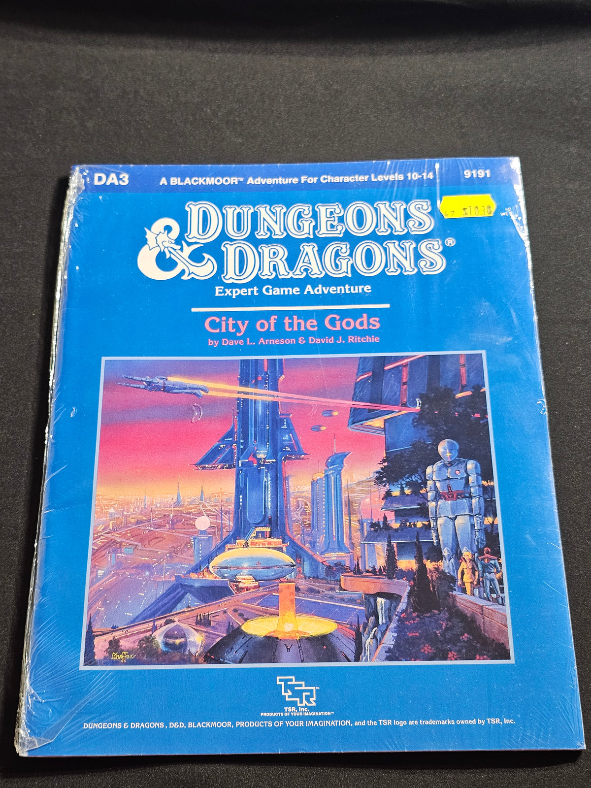 DA3 City of the Gods – Blackmoor – D&D – TSR 9191 – SW