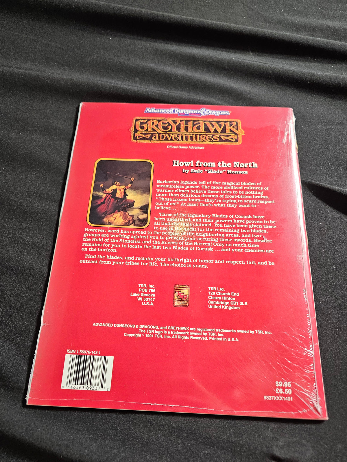 WGS2 Howl From the North – Greyhawk Adventures – AD&D 2nd Edition – TSR 9337 – SW