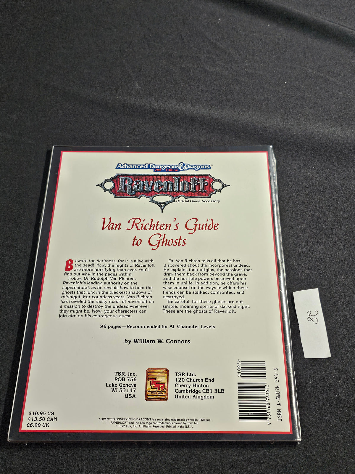 RR5 Van Richten’s Guide to Ghosts – SW