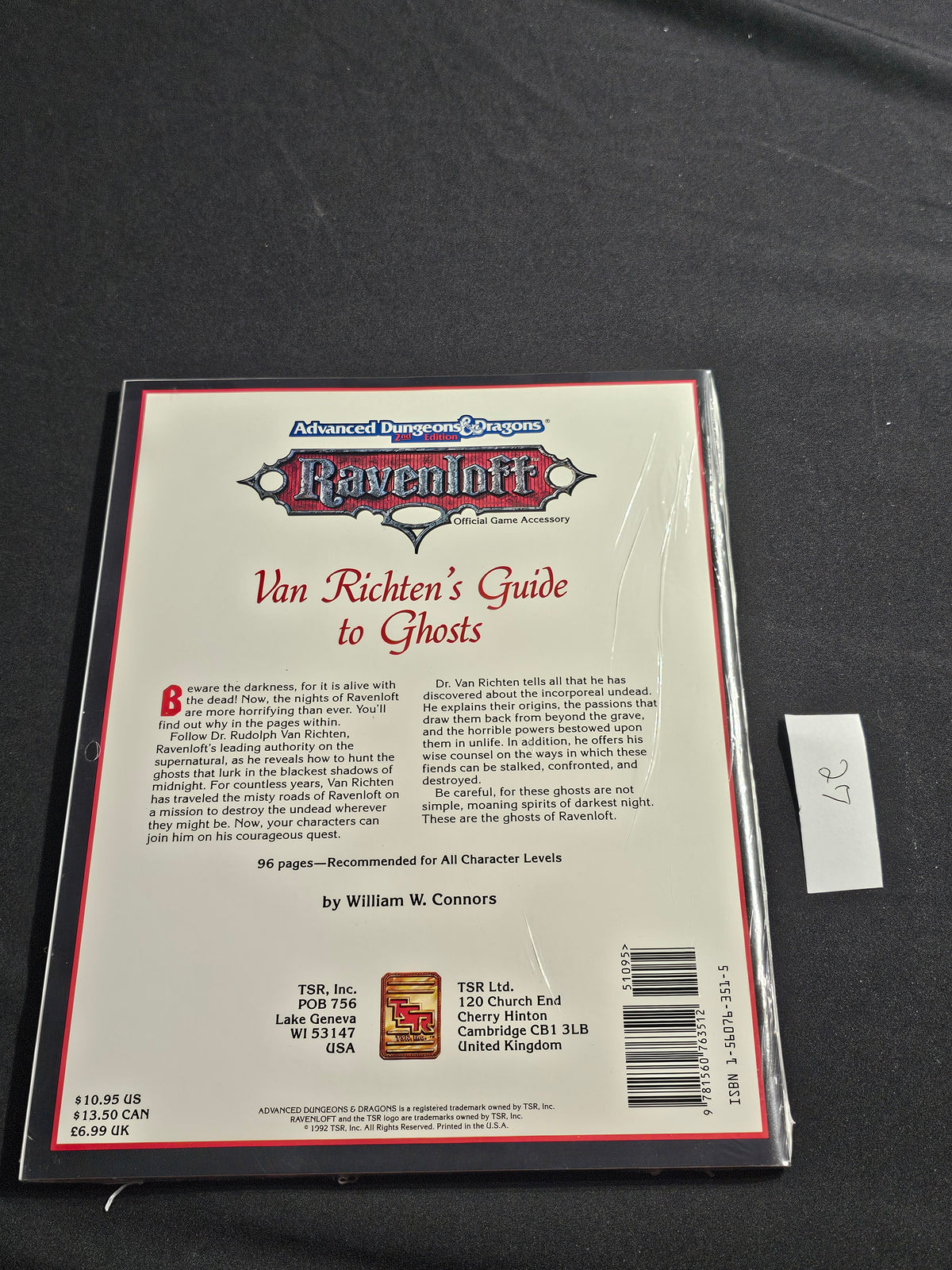 RR5 Van Richten’s Guide to Ghosts – SW