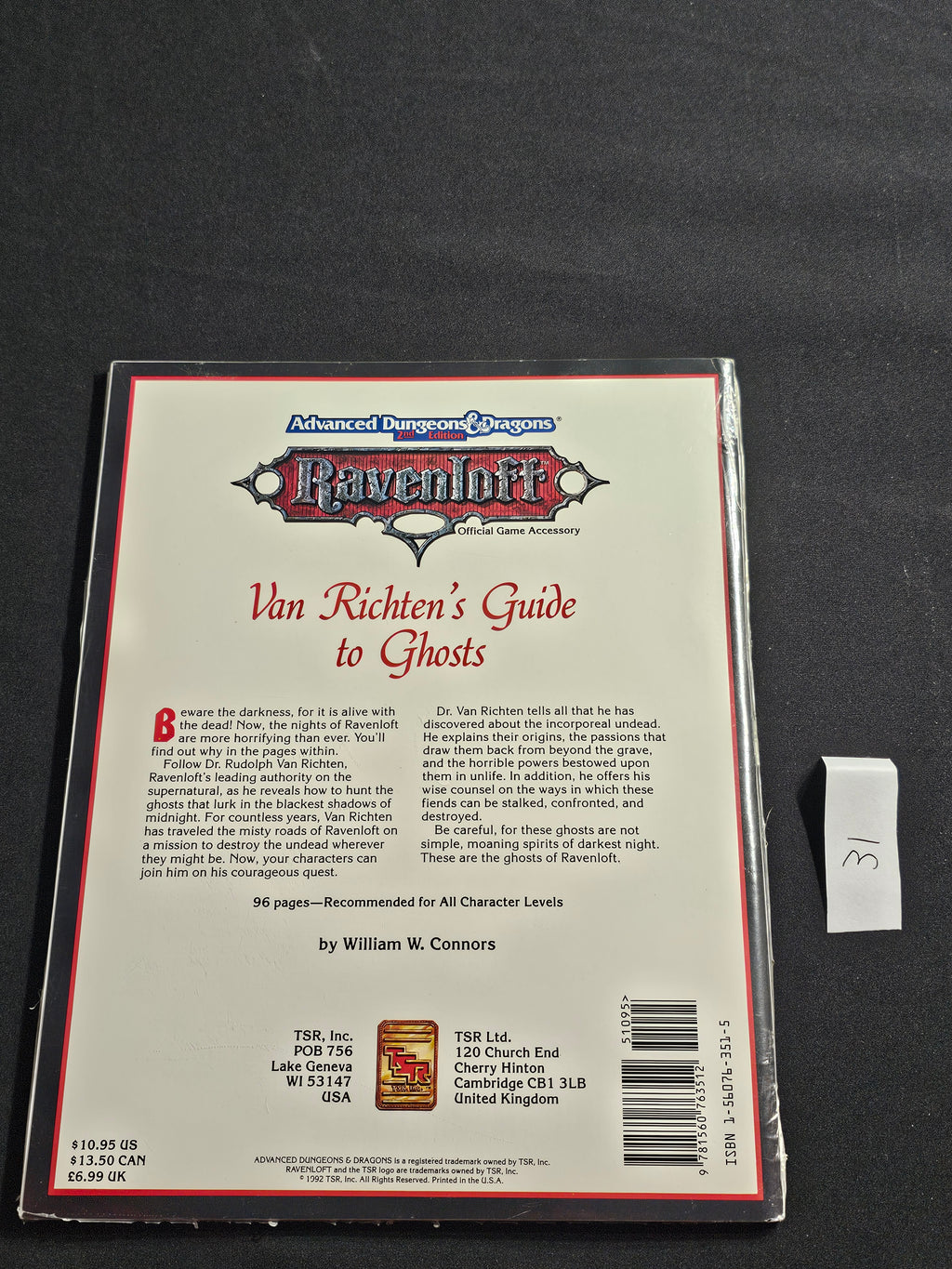 RR5 Van Richten’s Guide to Ghosts – SW