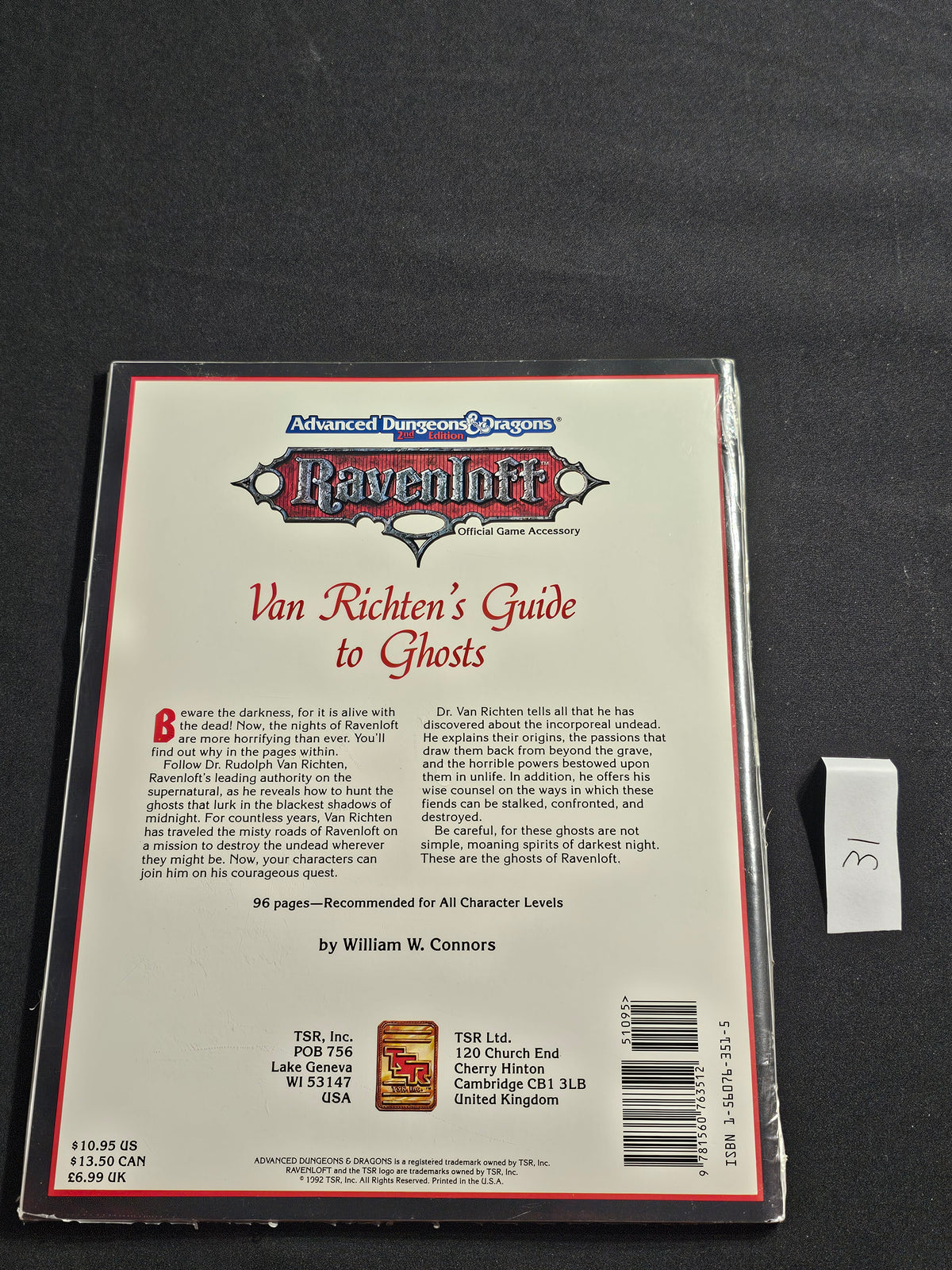RR5 Van Richten’s Guide to Ghosts – SW