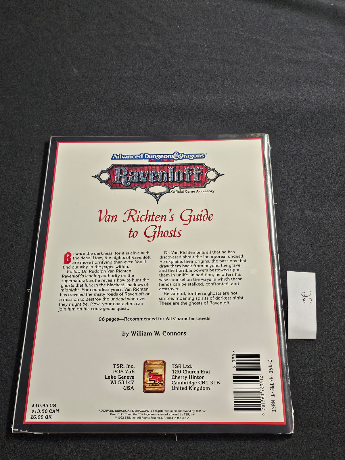 RR5 Van Richten’s Guide to Ghosts – SW