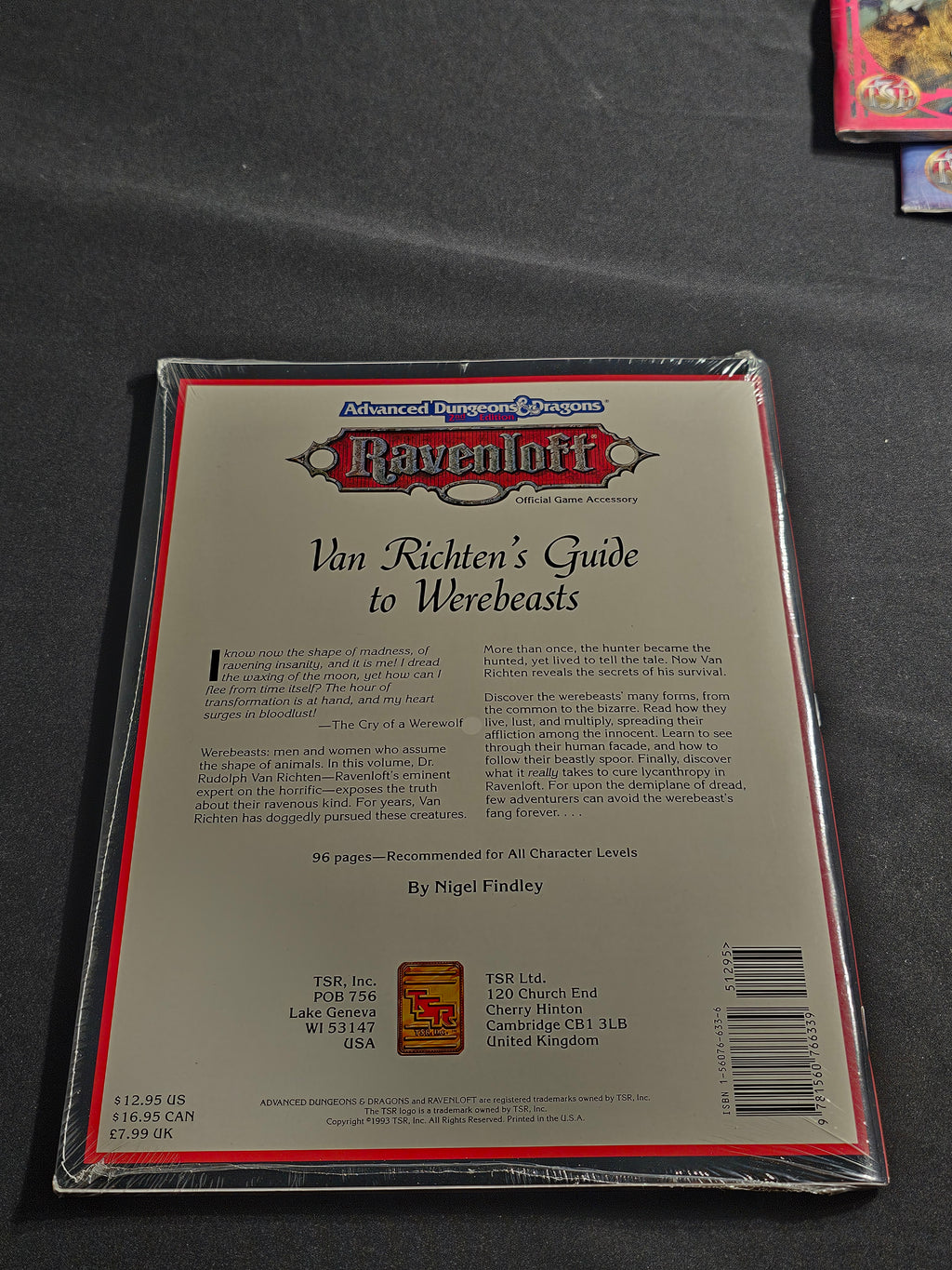 RR7 Van Richten’s Guide to Werebeasts – SW