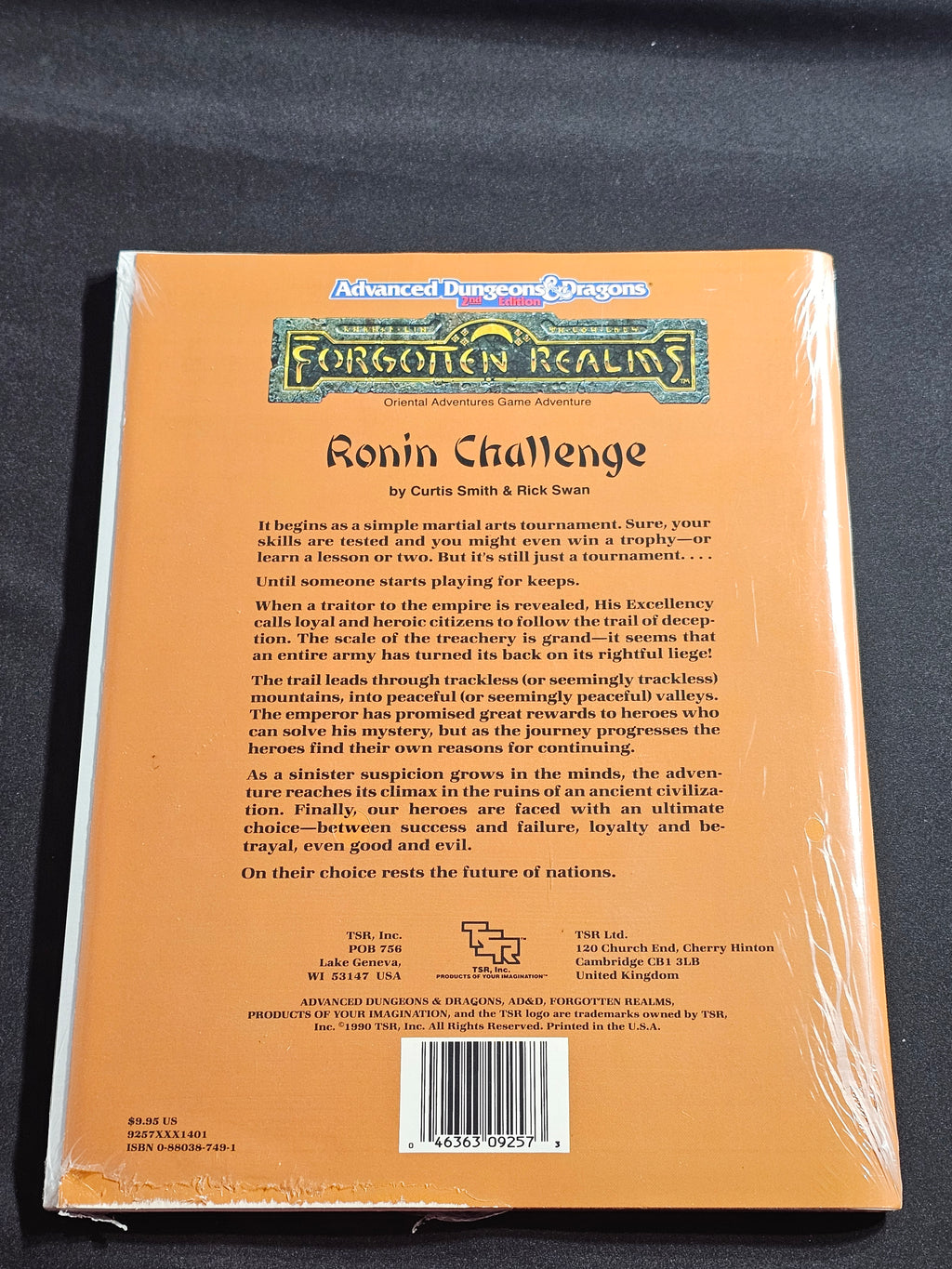 OA6 Ronin Challenge – SW