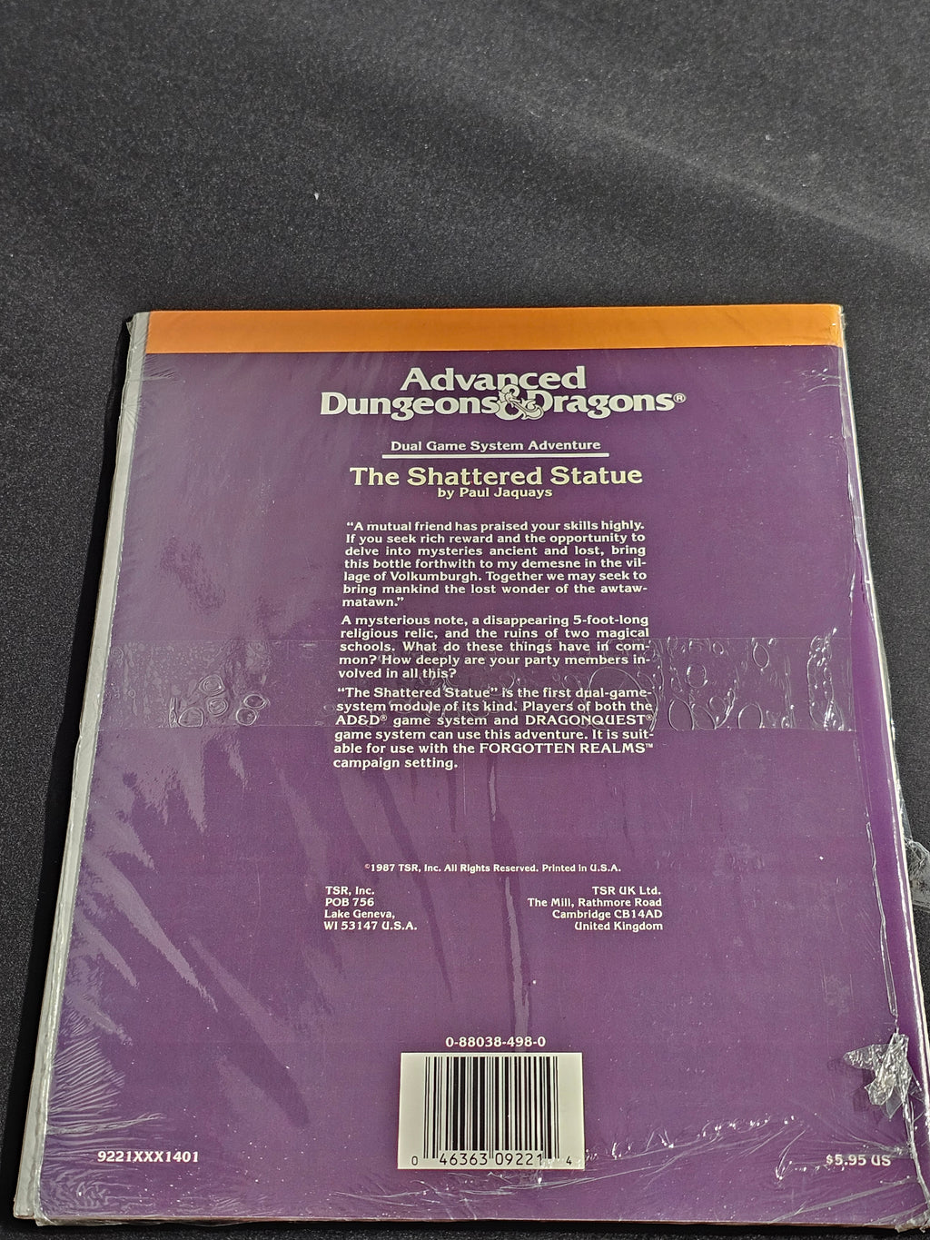 DQ1 The Shattered Statue – SW
