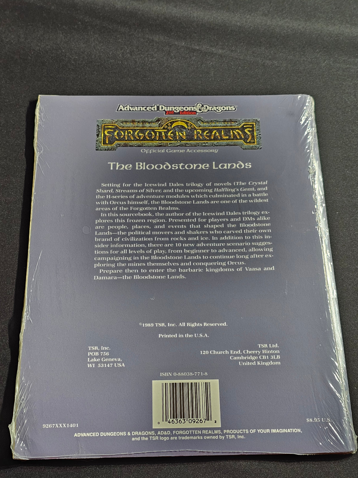 FR9 The Bloodstone Lands – SW