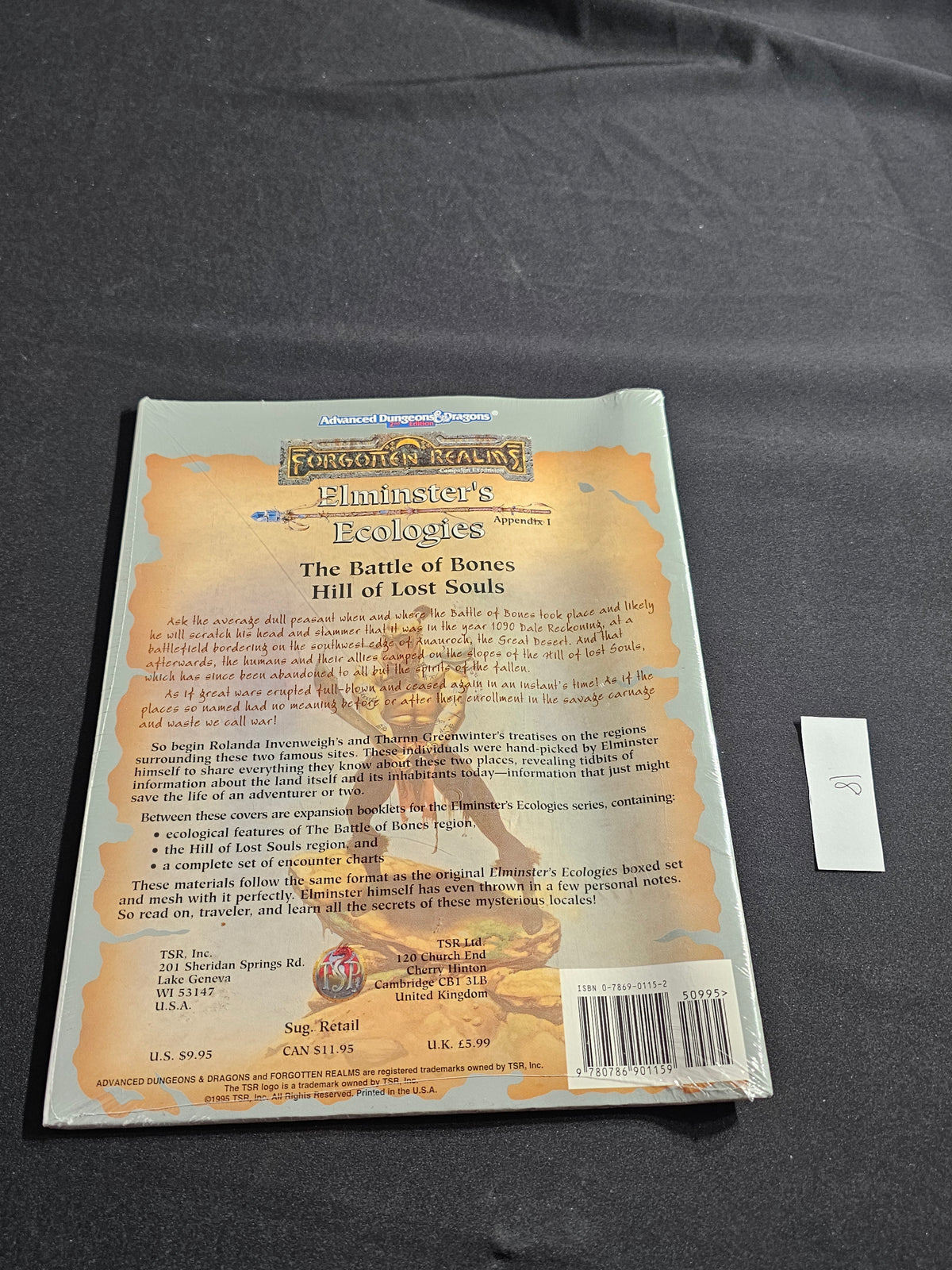 Elminster’s Ecologies Appendix I: The Battle of Bones / Hill of Lost Souls – SW