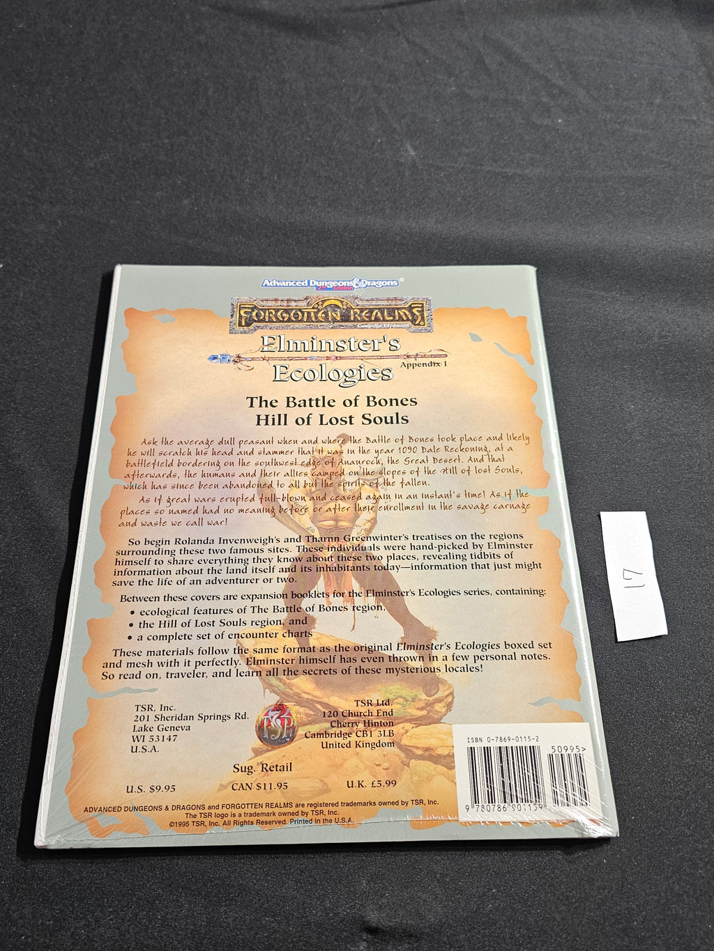 Elminster’s Ecologies Appendix I: The Battle of Bones / Hill of Lost Souls – SW
