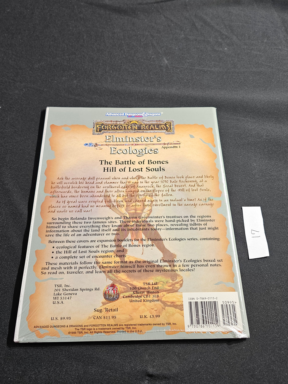 Elminster’s Ecologies Appendix I: The Battle of Bones / Hill of Lost Souls – SW