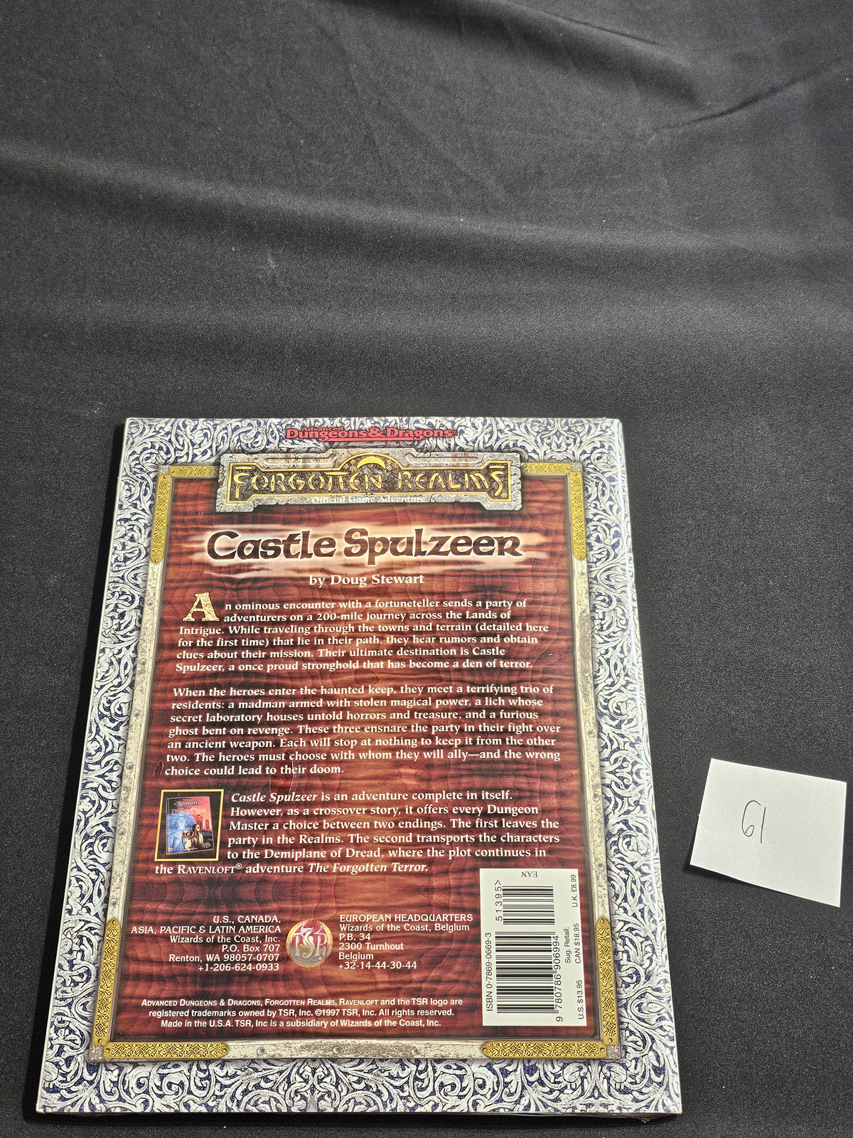 Castle Spulzeer – SW (TSR 9544)