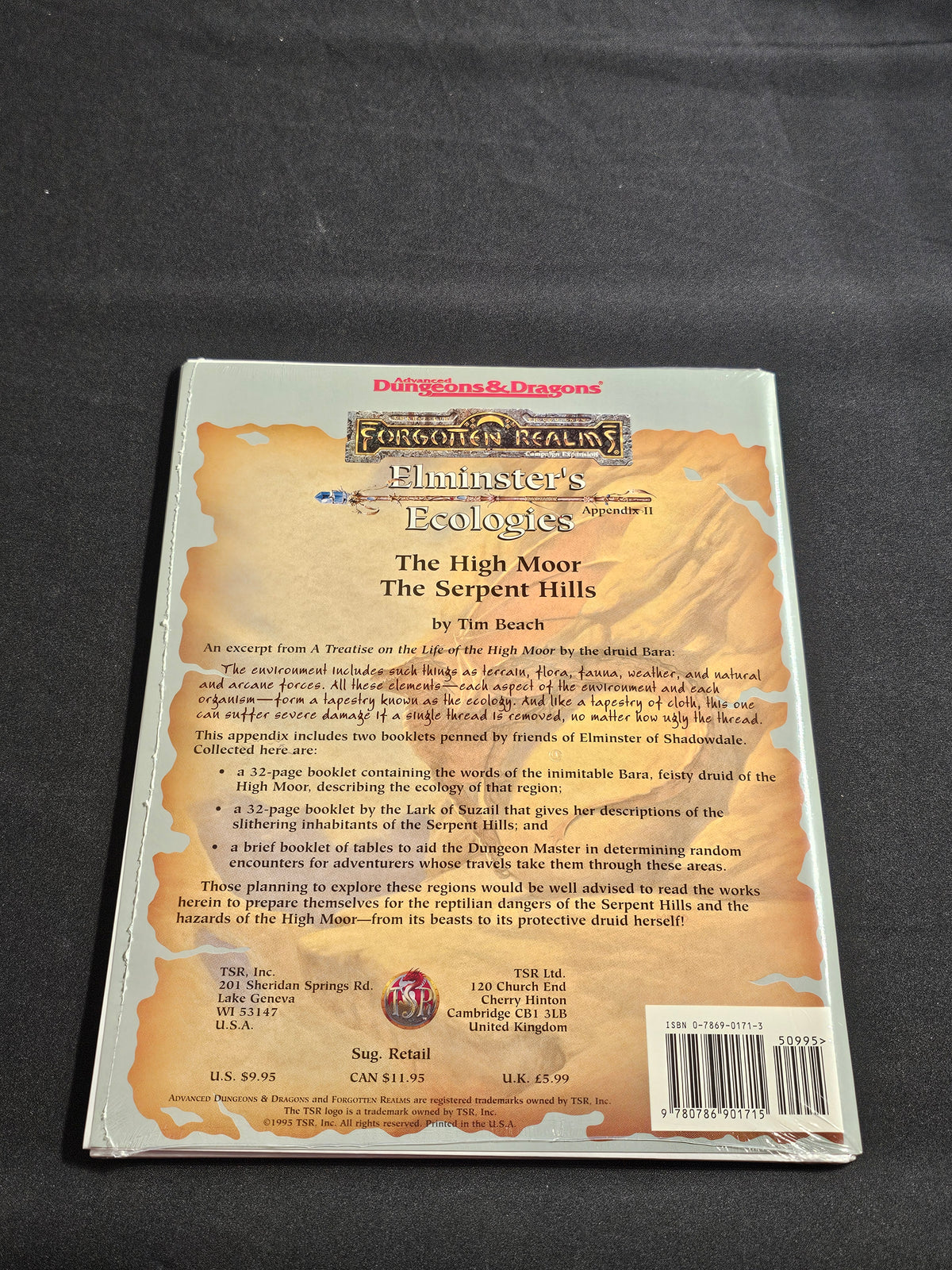 Elminster’s Ecologies Appendix II: The High Moor / The Serpent Hills – SW