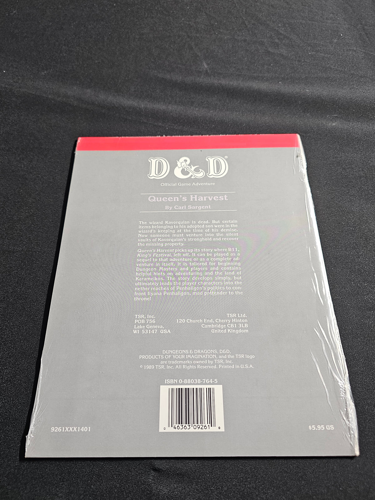 B12 Queen’s Harvest – SW