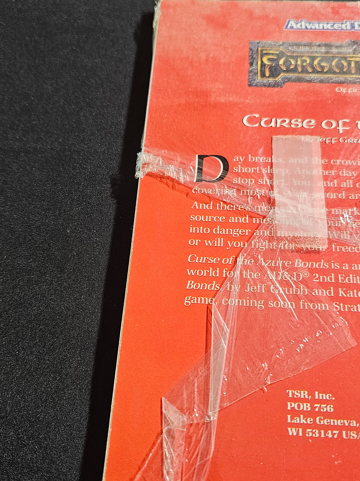 FRC2 Curse of the Azure Bonds – SW, 1st Printing