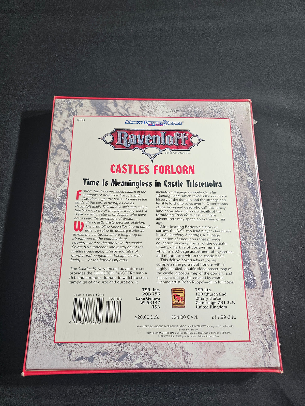 Ravenloft: Castles Forlorn Boxed Adventure Set – SW