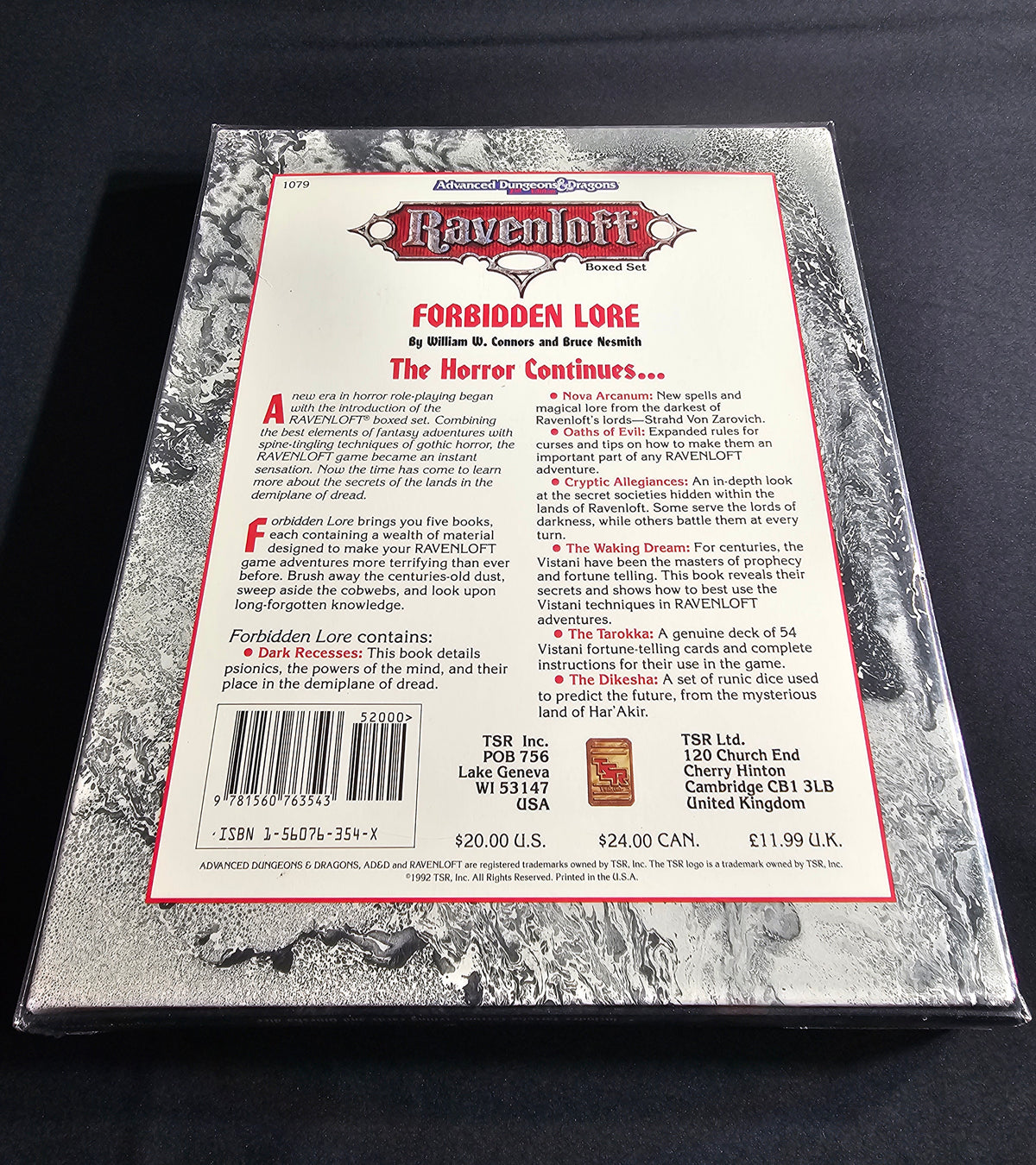 Ravenloft: Forbidden Lore Boxed Set – SW
