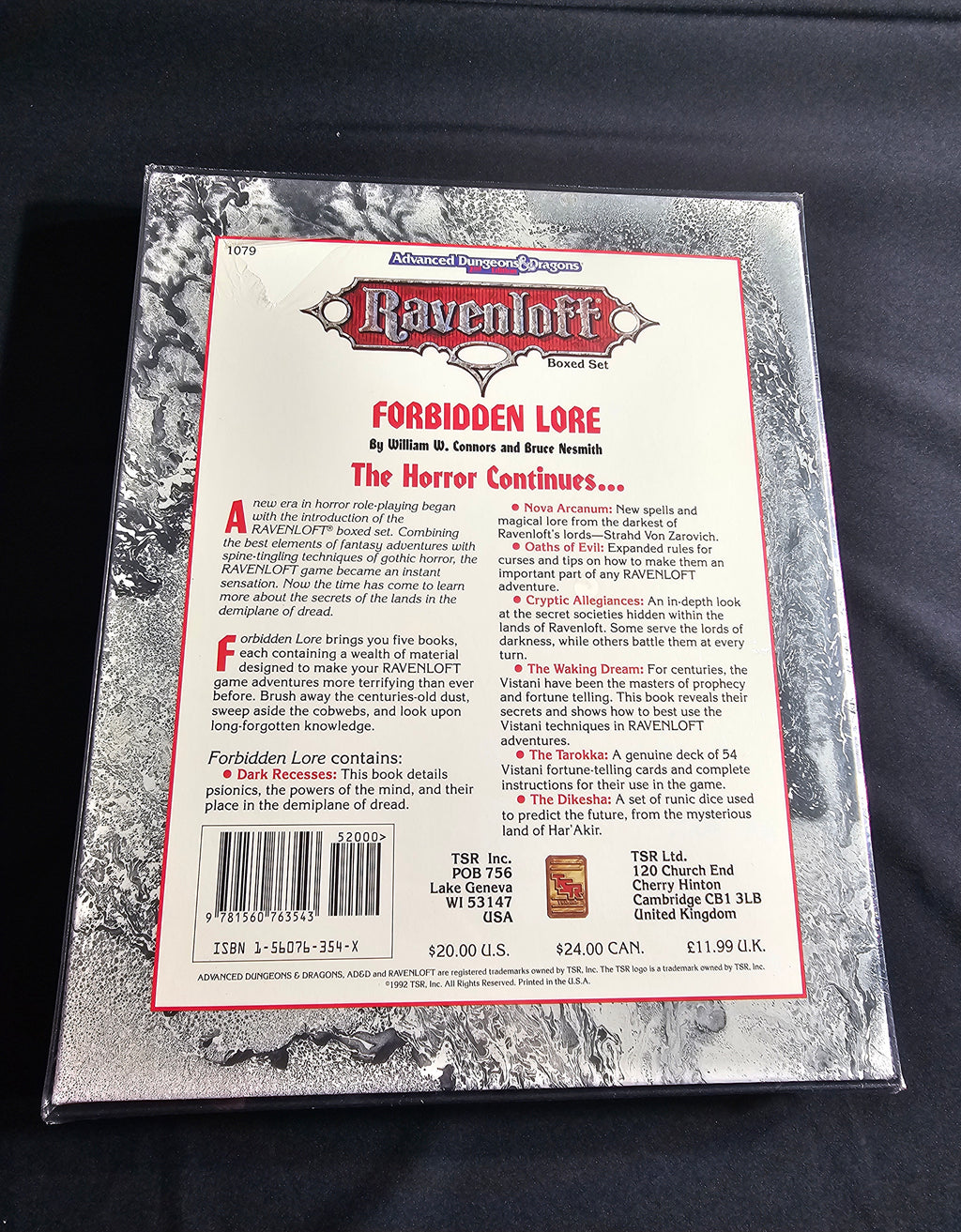 Ravenloft: Forbidden Lore Boxed Set – SW