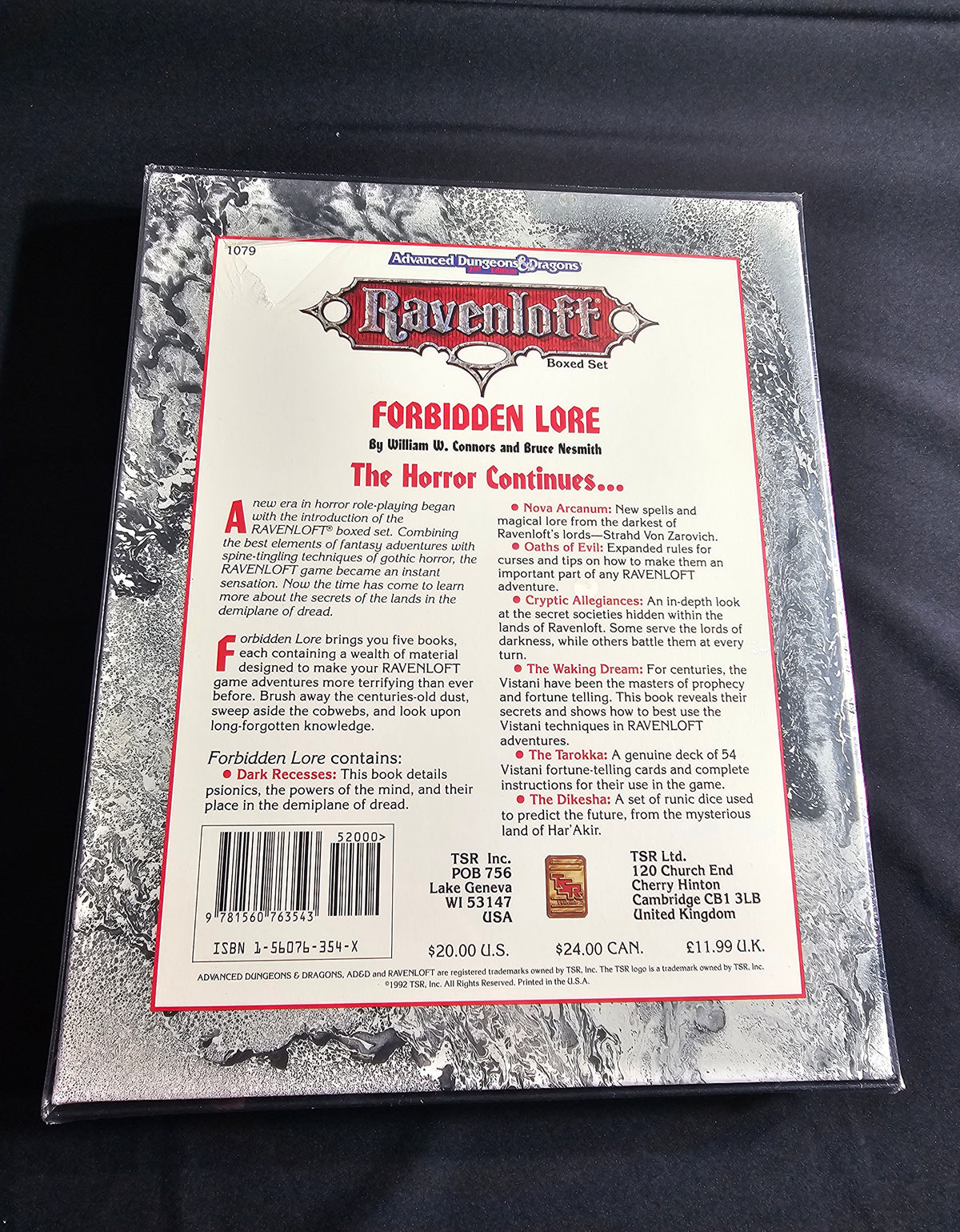 Ravenloft: Forbidden Lore Boxed Set – SW
