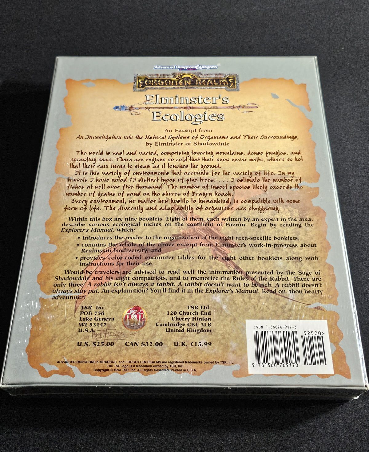 Forgotten Realms: Elminster’s Ecologies – SW