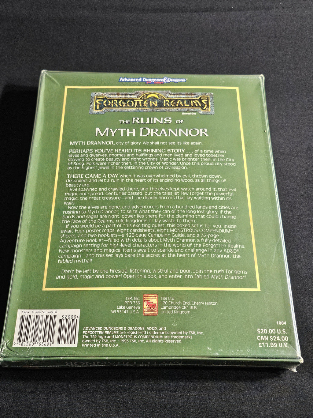 Forgotten Realms: 1st Print The Ruins of Myth Drannor Boxed Set – SW