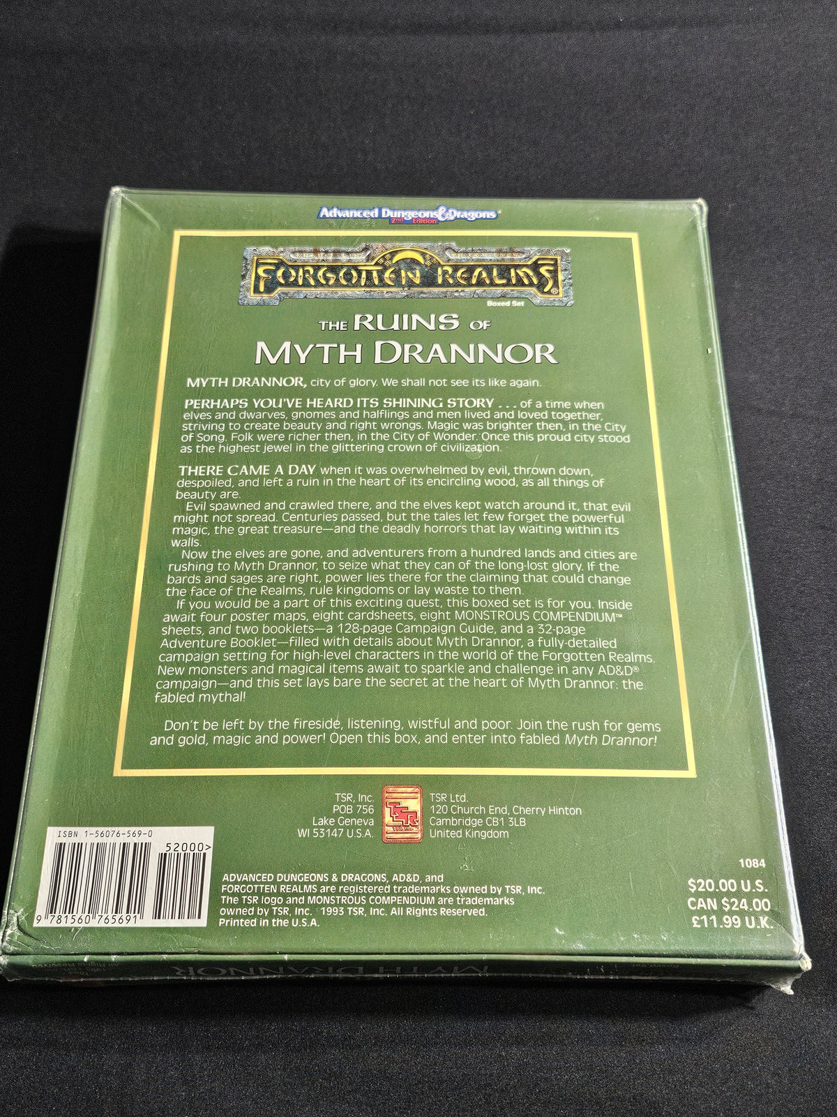 Forgotten Realms: 1st Print The Ruins of Myth Drannor Boxed Set – SW