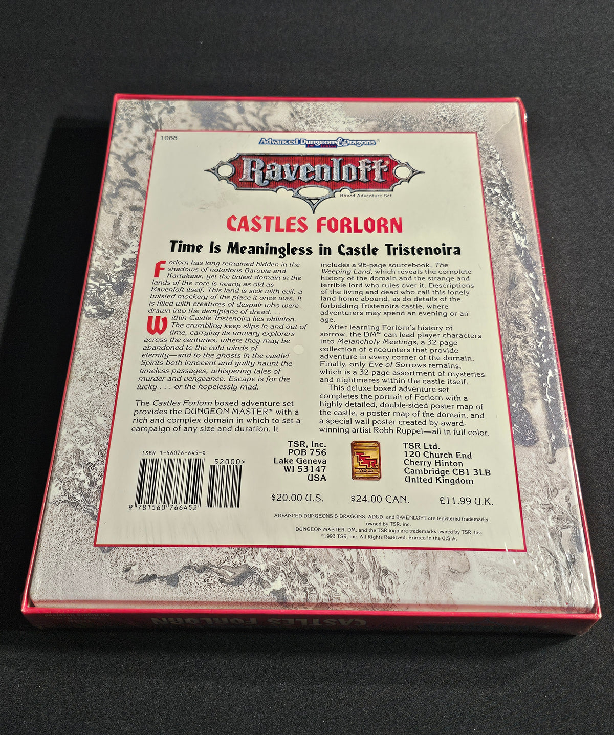 Ravenloft: Castles Forlorn Boxed Adventure Set – SW
